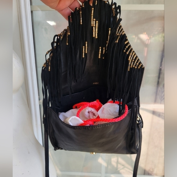 SOFT‎ LEATHER MAJE FRINGE CROSSBODY BAG - Picture 3 of 6